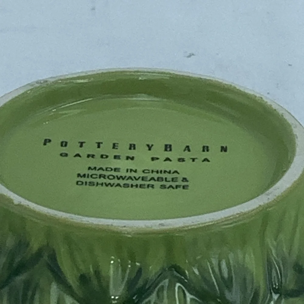 Pottery Barn Garden Pasta Artichoke Bowl